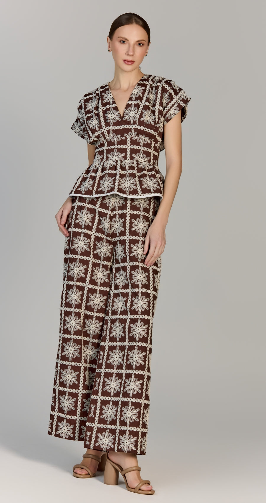 Set Oasis Pantalon Cafe