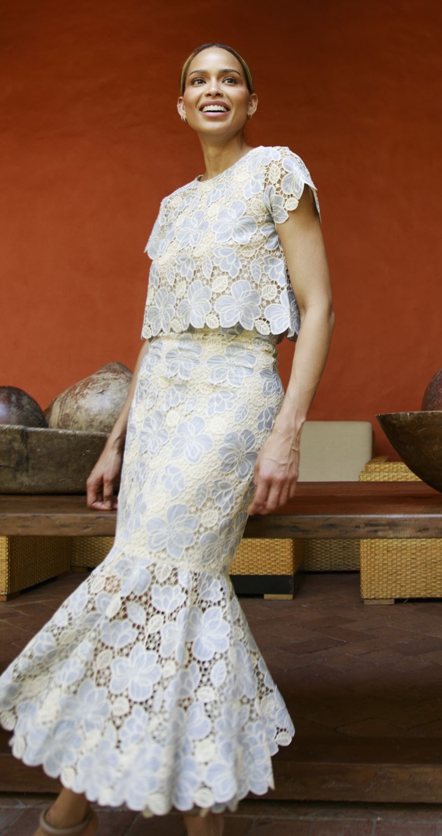 Top Mangas Flores Gris