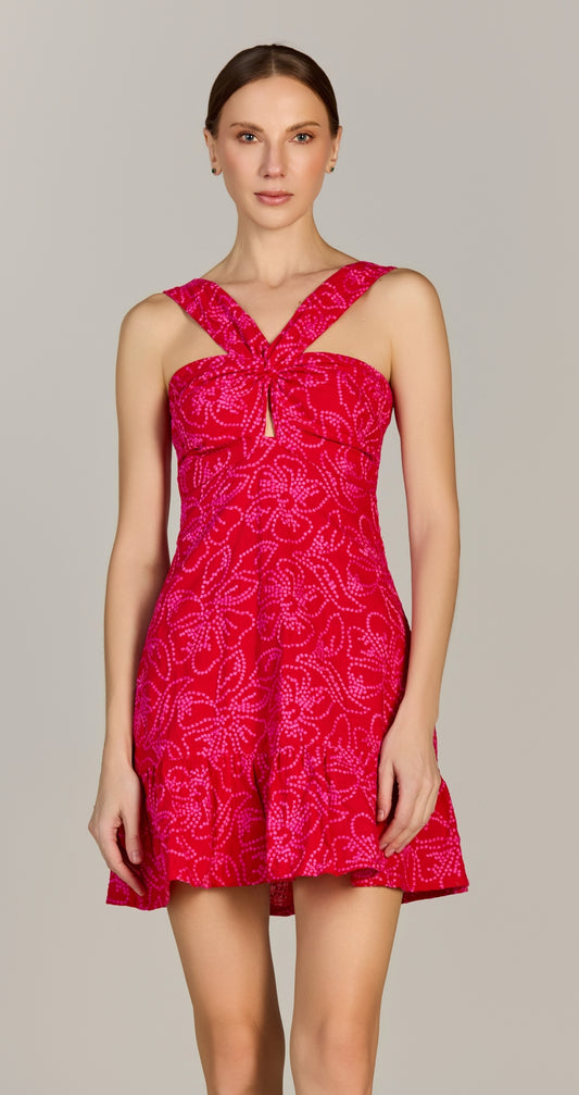 Vestido Andrea Corto Rojo