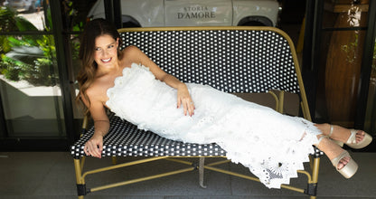 Vestido Straple Midi Blanco