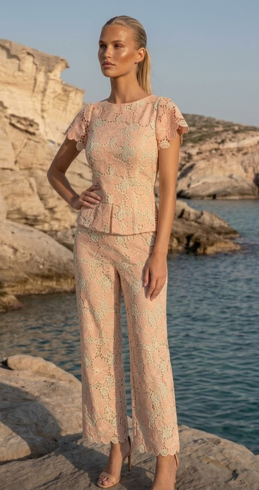 Set Panalon Y Blusa Mangas Curuba
