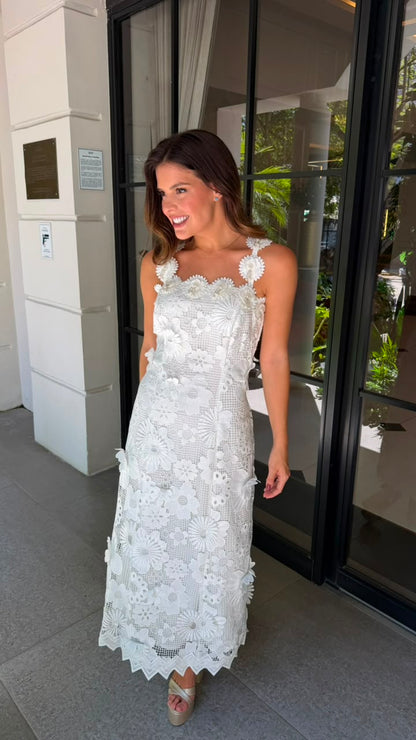 Vestido Midi Blanco